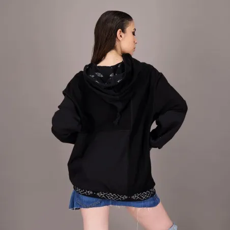 Hoodie oversized unisexe IMPRIME BERBERE UPCYCLING METHODS - TUNIS FASHION WEEK 2024 - KONTAKT