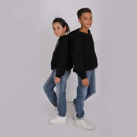 Hoodie unisexe enfant avec broderie - KONTAKT