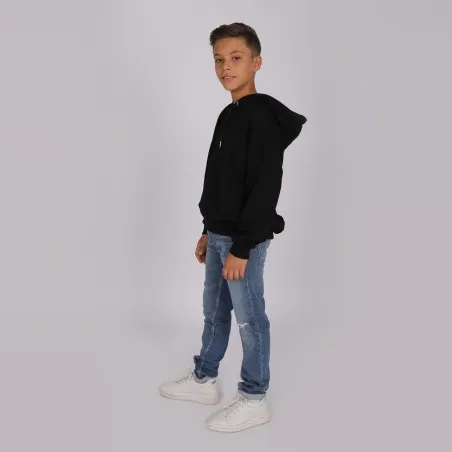 Hoodie unisexe enfant avec broderie - KONTAKT