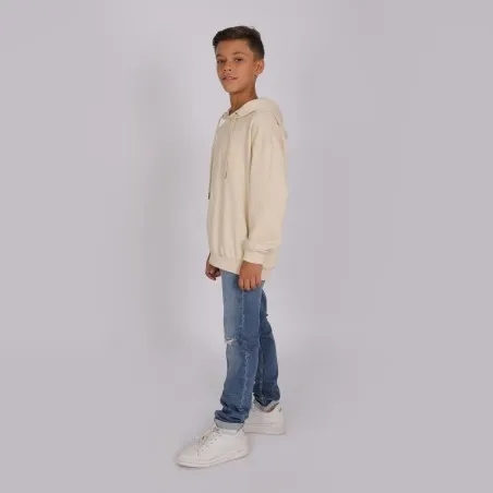 Hoodie unisexe enfant avec broderie - KONTAKT