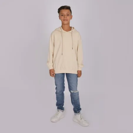 Hoodie unisexe enfant avec broderie - KONTAKT