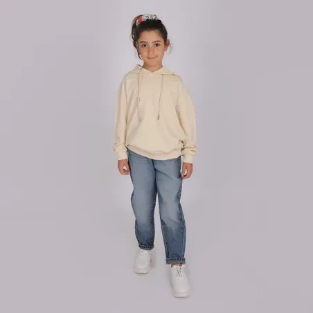 Hoodie unisexe enfant avec broderie - KONTAKT
