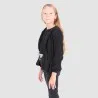 Hoodie zippé fille avec cordon de serrage - KONTAKT