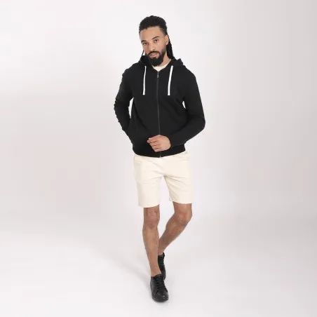 Hoodie zippé homme avec broderie - KONTAKT