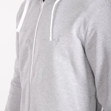 Hoodie zippé homme avec broderie - KONTAKT