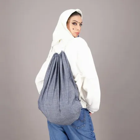 Jacket oversized / Sac unisexe en jeans Modular - TUNIS FASHION WEEK 2024 - KONTAKT