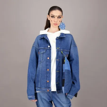 Jacket oversized / Sac unisexe en jeans Modular - TUNIS FASHION WEEK 2024 - KONTAKT