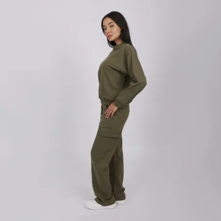 Jogger cargo femme jambe droite - KONTAKT