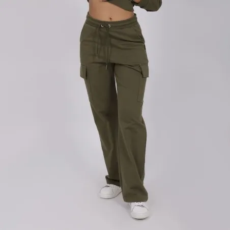 Jogger cargo femme jambe droite - KONTAKT
