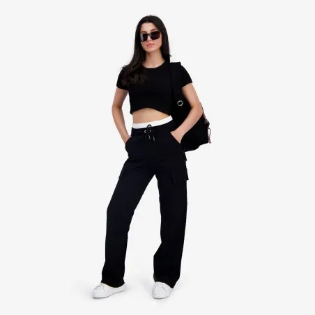 Jogger cargo femme jambe droite taille boxer - KONTAKT