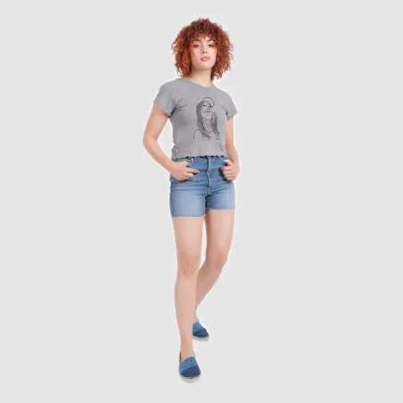 Slim short femme en jeans – NESRINE - KONTAKT