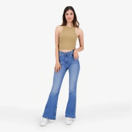 Top côtelé femme avec cut-out dos - KONTAKT