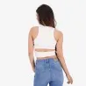 Top côtelé femme avec cut-out dos - KONTAKT