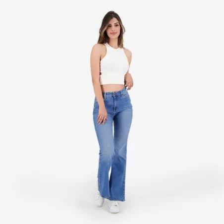 Top côtelé femme avec cut-out dos - KONTAKT