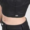 Top femme effet cuir - BADIA - KONTAKT