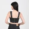 Top femme effet cuir - BADIA - KONTAKT