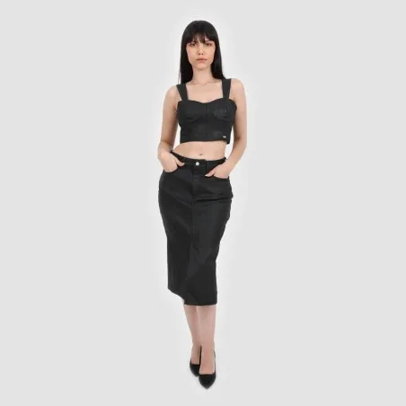 Top femme effet cuir - BADIA - KONTAKT
