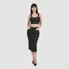 Top femme effet cuir - BADIA - KONTAKT