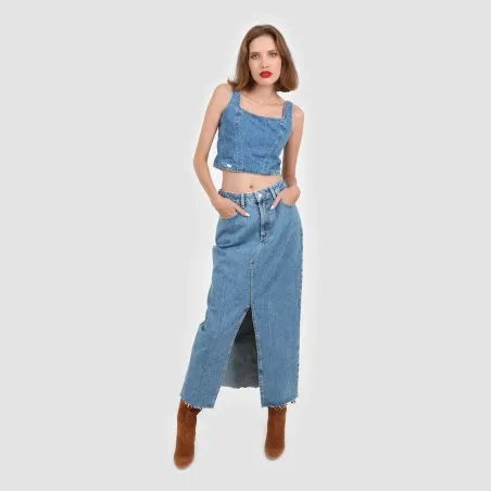 Top femme en jeans- BAHIA - KONTAKT