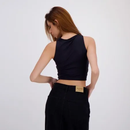 Top femme sans manches avec broderie - KONTAKT