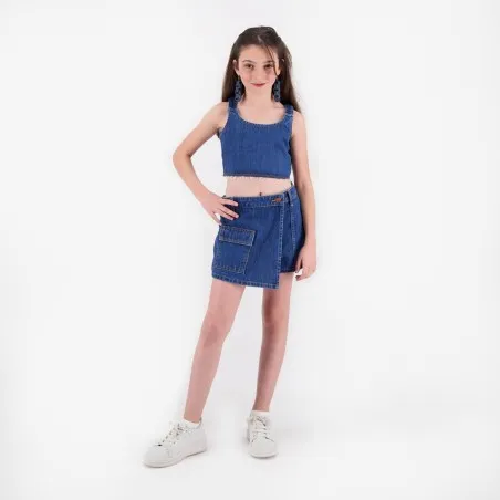 Top fille en jeans - KONTAKT
