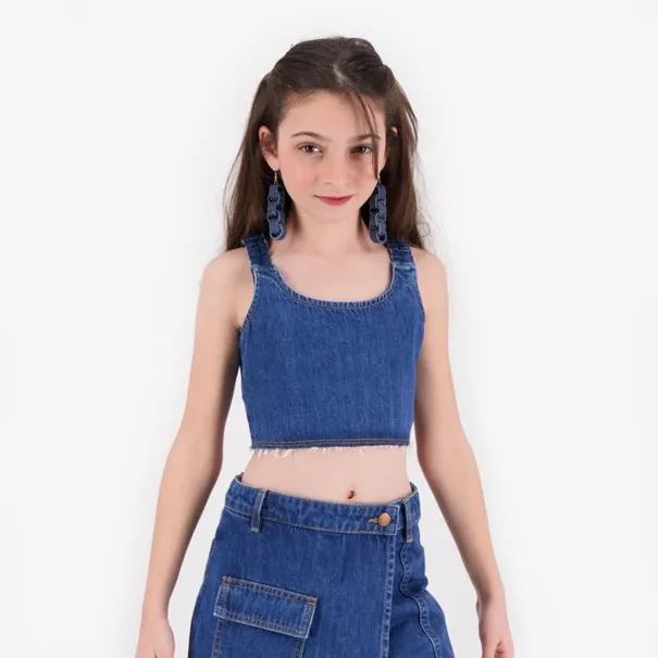 Top fille en jeans - KONTAKT