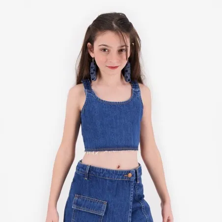 Top fille en jeans - KONTAKT