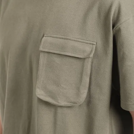 T-shirt oversized homme manches courtes avec poche soufflet - KONTAKT