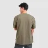 T-shirt oversized homme manches courtes avec poche soufflet - KONTAKT