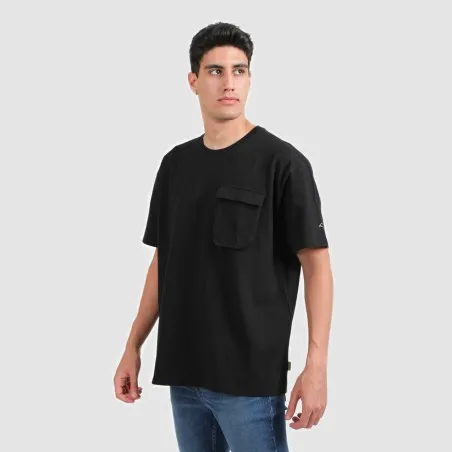 T-shirt oversized homme manches courtes avec poche soufflet - KONTAKT