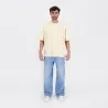T-shirt oversized homme manches courtes avec poche soufflet - KONTAKT