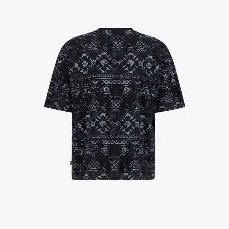 T-shirt oversized homme manches courtes imprimé all over - KONTAKT