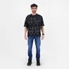 T-shirt oversized homme manches courtes imprimé all over - KONTAKT