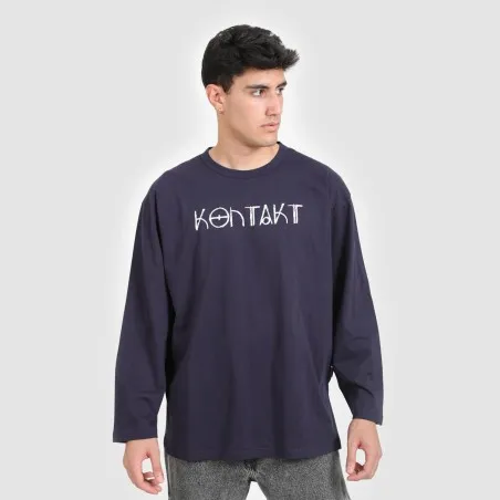 T-shirt oversized homme manches longues KONTAKT - KONTAKT