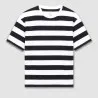 T-shirt oversized homme rayé manches courtes - KONTAKT