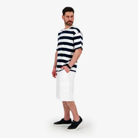 T-shirt oversized homme rayé manches courtes - KONTAKT