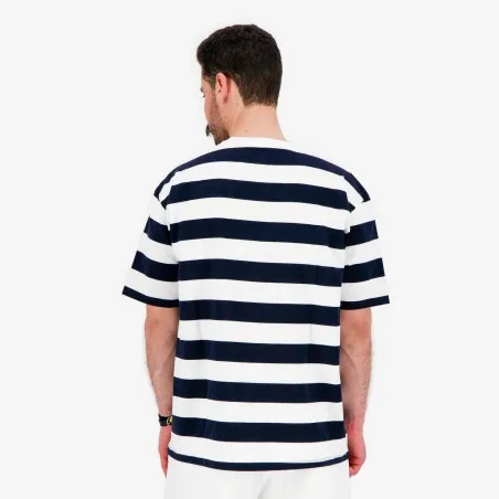 T-shirt oversized homme rayé manches courtes - KONTAKT