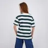 T-shirt oversized rayé femme manches courtes - KONTAKT