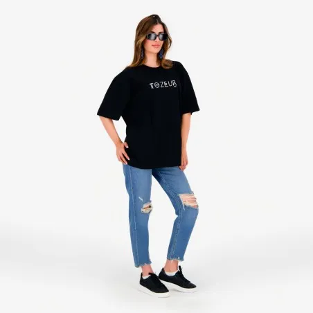 T-shirt oversized unisexe adulte manches courtes TOZEUR - KONTAKT