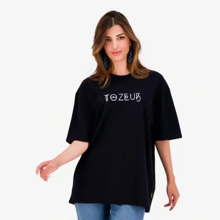 T-shirt oversized unisexe adulte manches courtes TOZEUR - KONTAKT