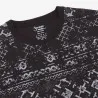 T-shirt oversized unisexe enfant manches courtes imprimé all over - KONTAKT