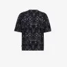 T-shirt oversized unisexe enfant manches courtes imprimé all over - KONTAKT