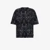 T-shirt oversized unisexe enfant manches courtes imprimé all over - KONTAKT