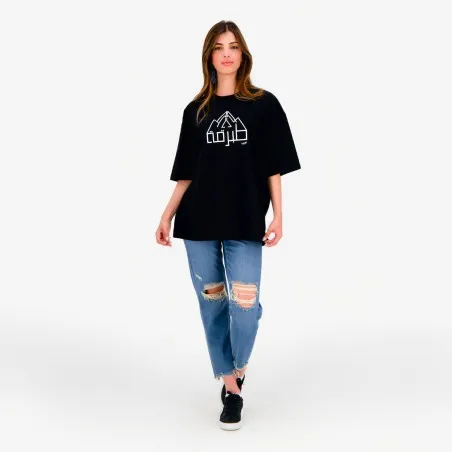 T-shirt oversized unisexe manches courtes - KONTAKT