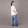 T-shirt oversized unisexe MOTIF BERBERE Heavy Used Effect - TUNIS FASHION WEEK 2024 - KONTAKT