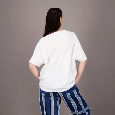 T-shirt oversized unisexe UPCYCLING METHODS - TUNIS FASHION WEEK 2024 - KONTAKT