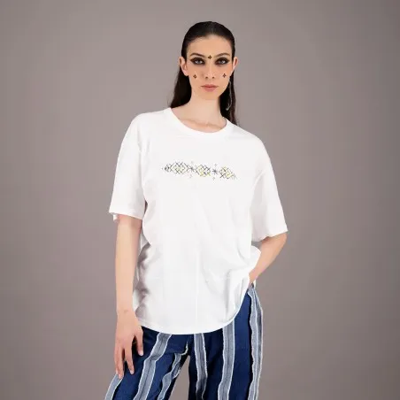 T-shirt oversized unisexe UPCYCLING METHODS - TUNIS FASHION WEEK 2024 - KONTAKT