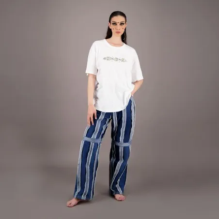 T-shirt oversized unisexe UPCYCLING METHODS - TUNIS FASHION WEEK 2024 - KONTAKT