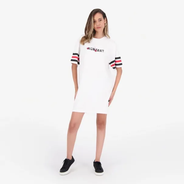 T-shirt robe femme manches courtes KONTAKT - KONTAKT