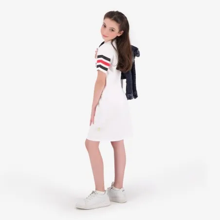 T-shirt robe fille manches courtes KONTAKT - KONTAKT